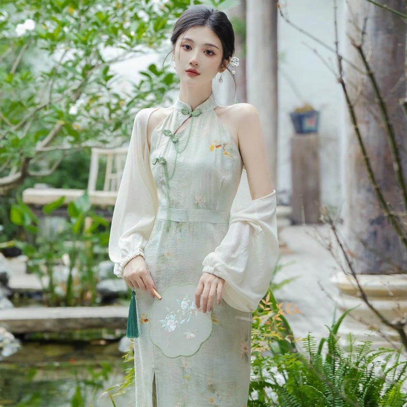 Wedding Qipao, Chinese Cheongsam Bridal Dress - Newhanfu