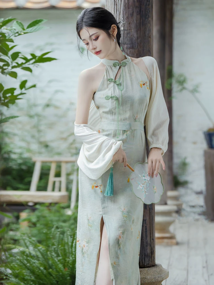 koi qipao modern cheongsam dress newhanfu