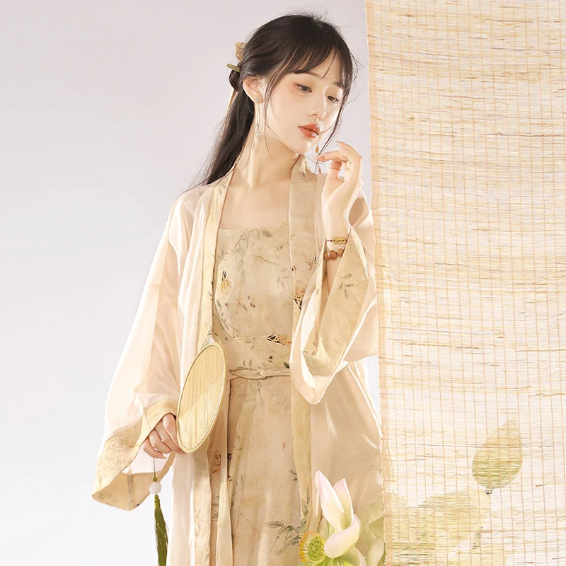 Chinese Modern Hanfu Women's Casual Dresses Spring Summer - Fashion Hanfu
