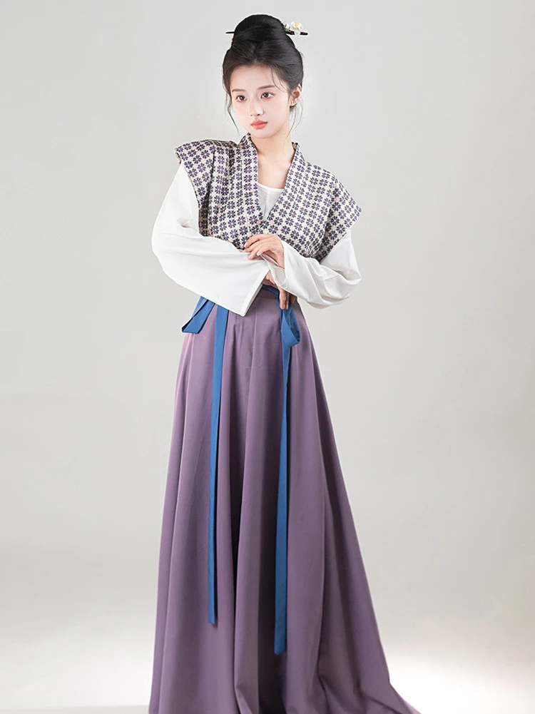 Tang Qiyao Hanfu Women's Autumn Beizi Daily Suit