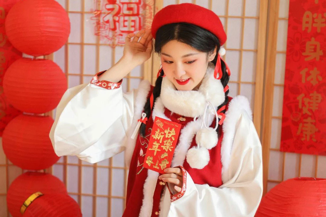 Chinese New Year Hanfu Lunar Spring Festival Dresses