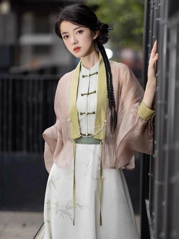 Women Fashion Dresses Summer Shirts Daily Hanfu Inspired Costume
