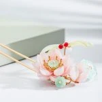 Girl Hanfu Lotus Hairpin Dragonfly Unique Hair Accessories