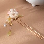 Hanfu Hair Accessories Set Cherry Blossom Hairpin Ladies Classical Accessories