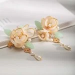 Hanfu Hair Clips Ladies Lotus Classical Accessories Cheongsam