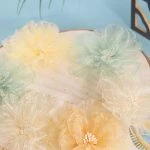 Yarn Hair Comb Flower Ancient Style Hanfu Hair Accessories