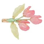 Hanfu Hair Clips Ladies Tulip Side Clips Elegant Accessories