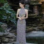 Ladies Cheongsam New Fashion Style Floral Qipao Sexy Dress