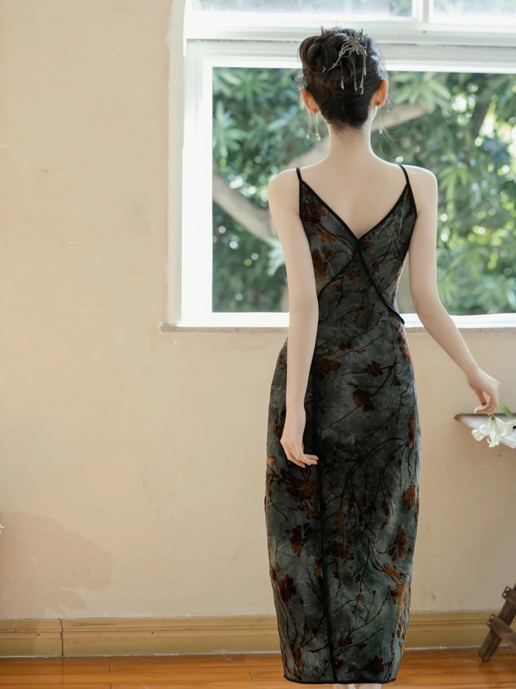 Women's Fashion Cheongsam Irregular Vintage Dresses