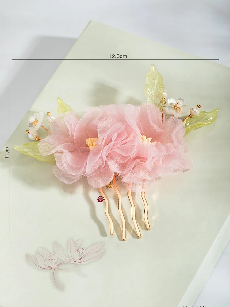 Women's Ancient Style Accessories Hanfu Chiffon Hairpin