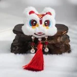 Lion Hair Clip Ancient Style Buyao Clip New Year's Children's Hanfu Headdresses