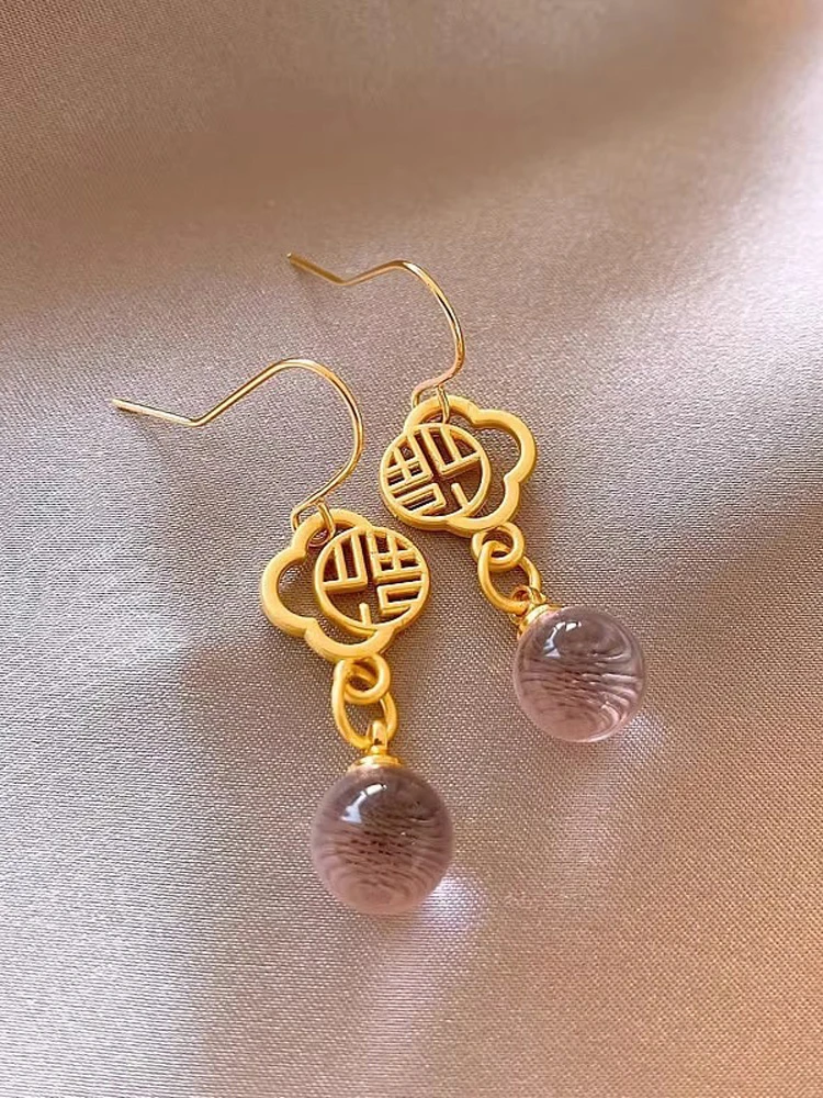 New Chinoiserie Earrings Hanfu New Cheongsam Unique Accessories