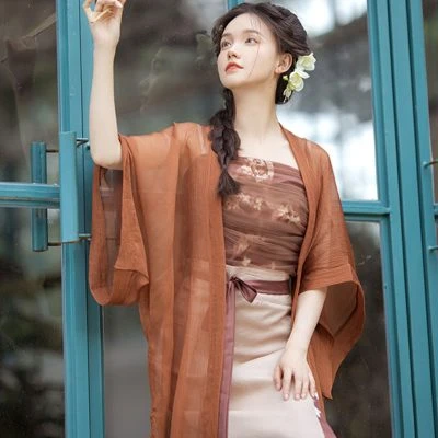 Song Dynasty Ladies Fashion Hanfu Summer Dress Refreshing Daily Skirt