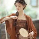 Song Dynasty Ladies Fashion Hanfu Summer Dress Refreshing Daily Skirt