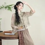 Vintage Women Suit Improved Hanfu Spring Fashion Clothing