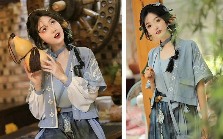 Women Summer Songku Daily HanFu Casual Clothing