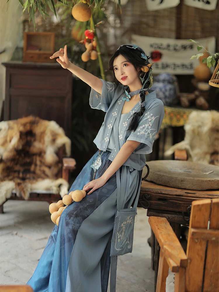 Women Summer Songku Daily HanFu Casual Clothing