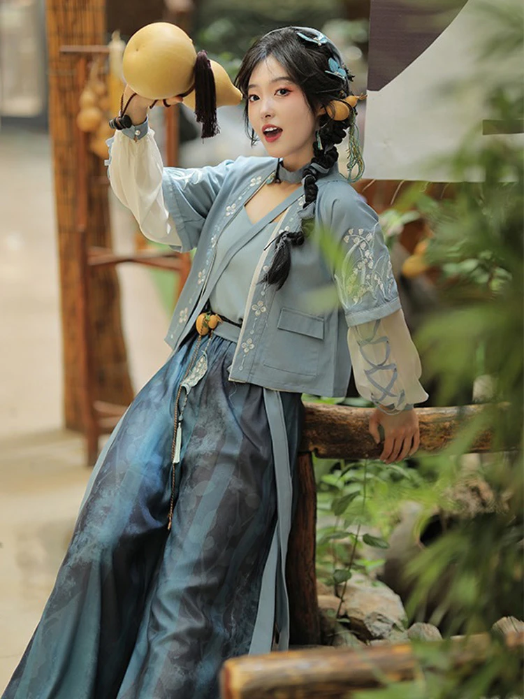 Women Summer Songku Daily HanFu Casual Clothing