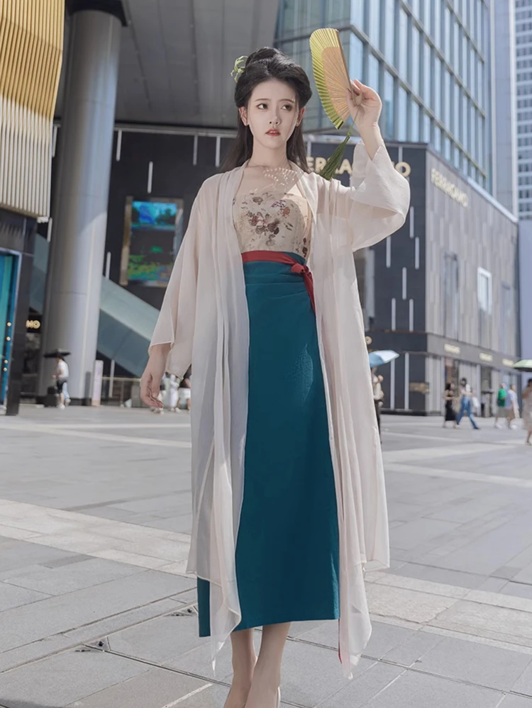 Women's Dresses New Fashion Hanfu Summer Long Shirt