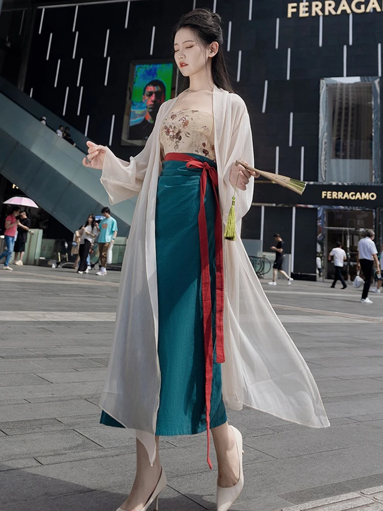 Women's Dresses New Fashion Hanfu Summer Long Shirt