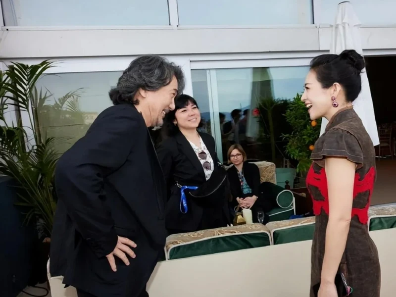 Zhang Ziyi Stuns at Cannes Film Festival in a Brown Cheongsam