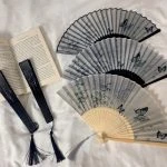 Classical Folding Fan Women Hanfu Portable Bamboo Fan