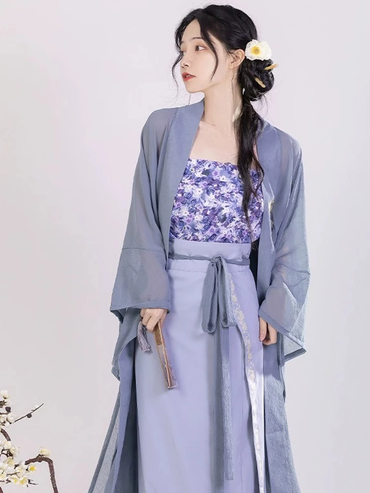 Fashion Song Dynasty Ladies Hanfu Daily Summer Cute Skirt