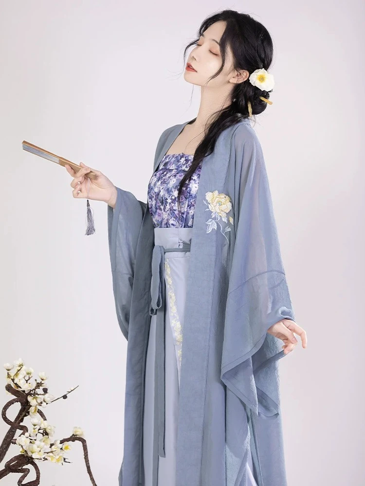 Fashion Song Dynasty Ladies Hanfu Daily Summer Cute Skirt