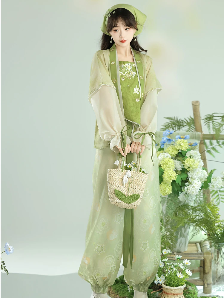 Fashion Women's Hanfu Songku Daily Han Elements Song Dynasty Pants