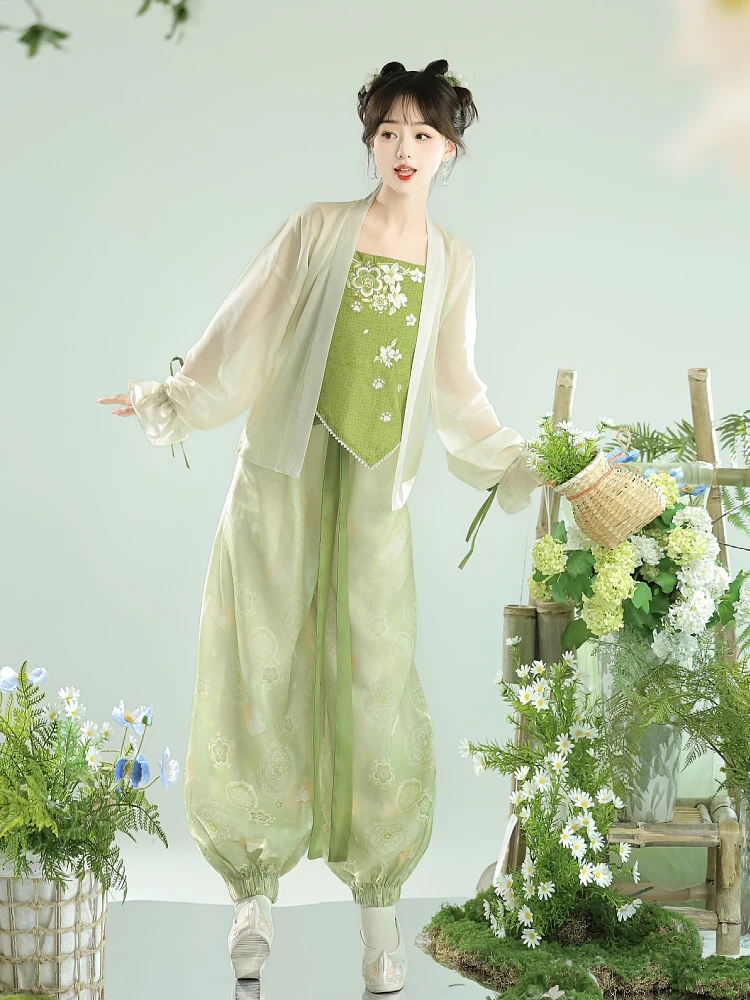 Fashion Women's Hanfu Songku Daily Han Elements Song Dynasty Pants