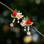 Hanfu Headdress Watermelon Children Classical Hair Clip Sweet Accessories