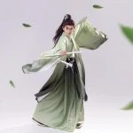 Men Wuxia Hanfu Wei Jin Style Jiaoling Ruqun Set