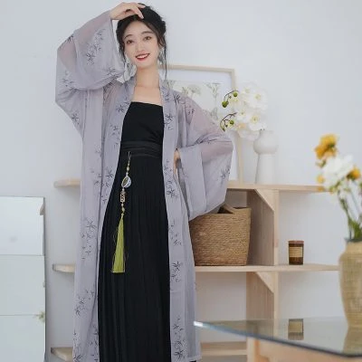 Modern Hanfu Women Song Fashion Hanfu Daily Pleated Skirt