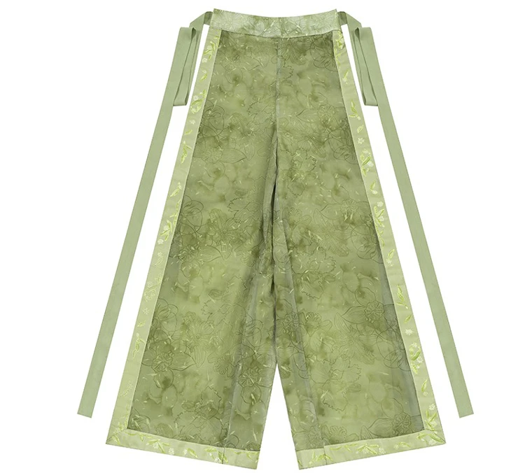 Song Hanfu Summer Women Fashion Songku Green Colours