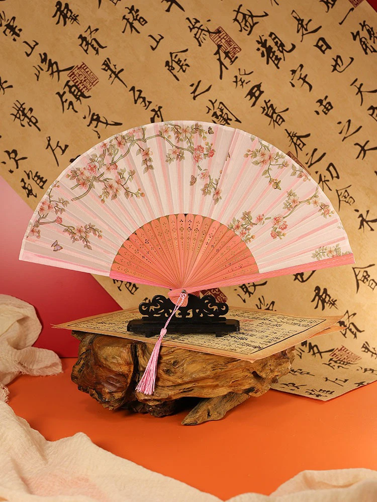 Summer Fan Classical Ladies Dance Hanfu Folding Fan