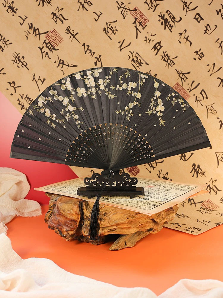 Summer Fan Classical Ladies Dance Hanfu Folding Fan