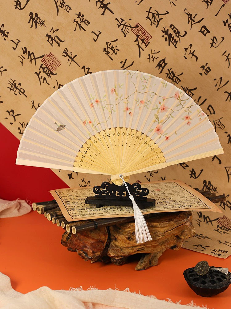 Summer Fan Classical Ladies Dance Hanfu Folding Fan