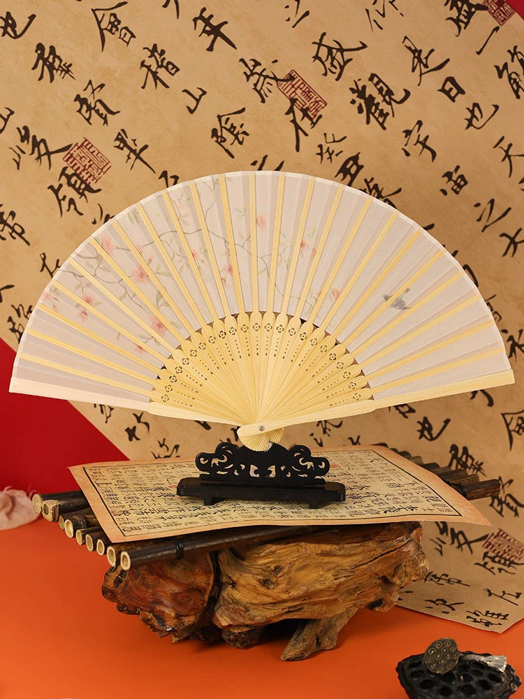 Summer Fan Classical Ladies Dance Hanfu Folding Fan