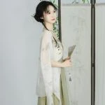 Summer New Hanfu Fashion Ladies Han Element Suspender Skirt Suit