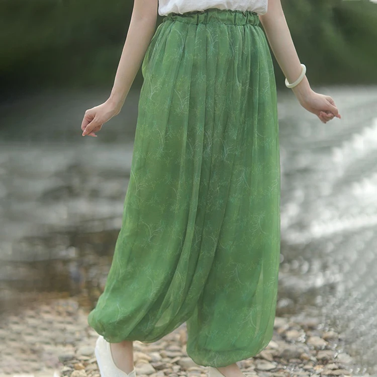 Summer Women Song Dynasty Hanfu Fresh Breathable Daily Green Songku