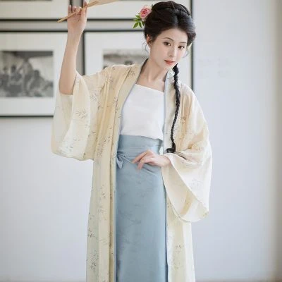 Woman Song Dynasty Summer Hanfu Daily Simple Thin Dresses