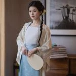 Woman Song Dynasty Summer Hanfu Daily Simple Thin Dresses