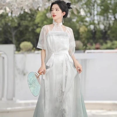 Women Fashion Dresses Han Elements Ma Mian Skirt Daily Style