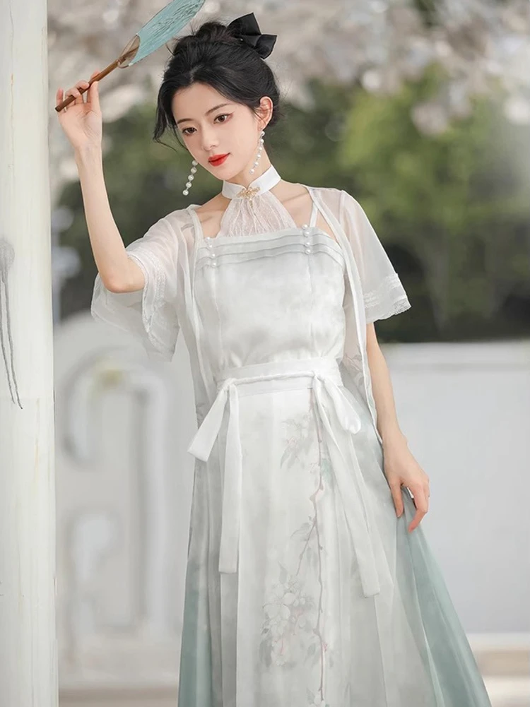 Women Fashion Dresses Han Elements Ma Mian Skirt Daily Style 