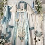 Women's Qixiong Shanqun Hanfu Blue Classical Fairy Dresse