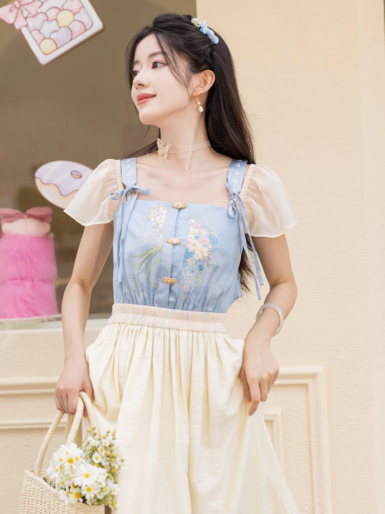 Han Elements Modified Dresses Ladies Summer Cute Costumes