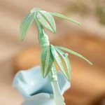 Hanfu Hairpin Handmade Bamboo Leaf Chanhua Craft