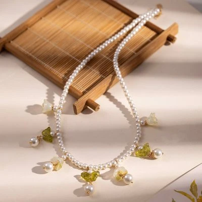 Ladies Necklace Ming Dynasty Accessories Bell Orchid Tassel