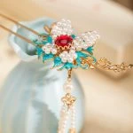 Pearl Hairpin Butterfly Styling Hanfu Buyao Cheongsam Accessories