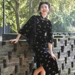 Black Cheongsam Autumn Vintage Dress Velvet Women Daily Wear